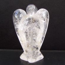 Bergkristall Engel Figur, Edelsteinengel , dein persönlicher Schutzengel oder Glücksbringer, Handarbeit ca.5 cm