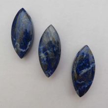 Lapislazuli Anhänger, Edelstein Ketten Anhänger kaufen, Lapis Anhänger Navette, Lapis Lazuli Schmuck