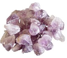 Amethyst Naturspitzen | Dekorationssteine für Zimmerbrunnen | Natur belassene Spitzen | Dekosteine 1 kg verpackt | violetter Quarz