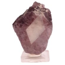 Lepidolith Scheibe bicolor auf Ständer | Edelstein Mineral für Sammler | Rarität Nr.38
