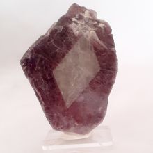 Lepidolith Scheibe bicolor auf Ständer | Edelstein Mineral für Sammler | Rarität  Nr.38