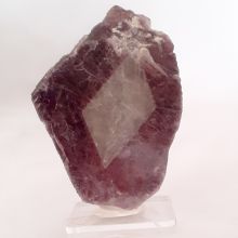 Lepidolith Scheibe bicolor auf Ständer | Edelstein Mineral für Sammler | Rarität Nr.38