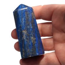 Lapislazuli Spitze poliert| Lapis Edelstein Standspitze |  N138