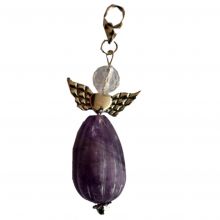 Engel Charms Anhänger Amethyst, ca.6 cm