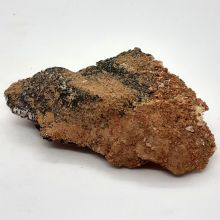 Vanadinit Kristall auf Baryt Edelstein Mineral Nr.135