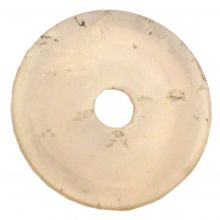 Rauchquarz Donut Anhänger, ca. 35 mm