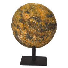 Achat Geode auf Ständer | Achat gesägt-poliert | Achat Stein aus Brasilien | Glücksgeode N16