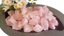 Rosenquarz Rohsteine 1 Kg, rosa Quarz Edelsteine, Dekosteine, Natursteine zur Wasserbelebung, Dekoration für Haus, Garten und Zimmerbrunnen