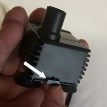 Zubehör für Brunnen | Eden Brunnenpumpe 104 L ohne Adapter | Zimmerbrunnen Pumpe mit Beleuchtung | ohne Netzteil-Akku