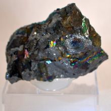 Hämatit Mineralien Stufe | Elba Mineral Naturstein | N210 | Natur gewachsen, auf Ständer