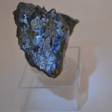 Hämatit Mineralien Stufe | Elba Mineral Naturstein | N210 | Natur gewachsen, auf Ständer