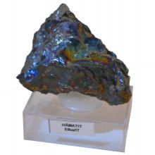 Hämatit Mineralien Stufe | Elba Mineral Naturstein | N210 | Natur gewachsen, auf Ständer
