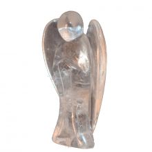 Bergkristall Engel Figur, Edelsteinengel Ihr persönlicher Schutzengel oder Glücksbringer, Geschenk oder zur Dekoration, ca. 7 cm