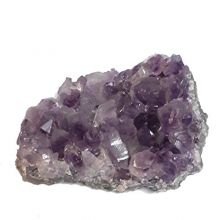 Amethyst Stein Drusenstück ca. 160-170 Gramm | 100% natürliches Amethyst-Geodenstück | Drusensegment zum Reinigen und Laden Ihrer Edelsteine | Heilstein, Geschenk und Deko-Objekt für Ihr Heim