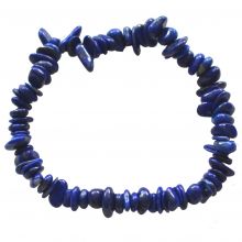 Lapislazuli Armband echt| Blaue Edelstein Armkette Stretch-Armband | Lapislazuli Schmuck für Herren und Damen kaufen