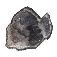 Amethyst Geode, hell-violette Amethystspitzen, schöne urige Kristalle, echtes Natur-Stück, Deko-Objekt für Ihr Heim, N407