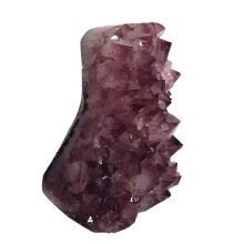 Amethyst groß| schönes uriges Standobjekt aus Brasilien | Druse mit fantastischen Spitzen zur Dekoration, für Sammler | N408