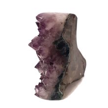 Amethyst groß| schönes uriges Standobjekt aus Brasilien | Druse mit fantastischen Spitzen zur Dekoration, für Sammler | N408