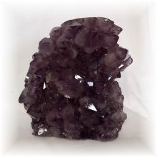 Amethyst groß| schönes uriges Standobjekt aus Brasilien | Druse mit fantastischen Spitzen zur Dekoration, für Sammler | N408