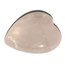 Rosenquarz Herz Anhänger klein kaufen | Echter rosa Kristall Edelstein Kettenanhänger 20 mm | Edelstein Herz gebohrt für Kette oder Lederband | Heilstein Schmuck