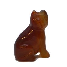 Karneol Katze, Katze Karneol Stein 5 cm, Edelstein Katze, Stein Tier Katze kaufen