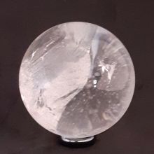 Bergkristall Kugel | fast klare Kristall-Kugel poliert, wohlgeformt | zur Massage, Dekoration | N427