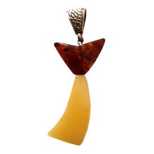 Bernstein Anhänger Katze | Bernsteinanhänger mit Öse | Edelsteinschmuck Kettenanhänger aus Ostsee Bernsteinschmuck für Damen | Cognacfarbender Naturbernstein | Ostseeschmuck Gold der Ostsee | Nr.3