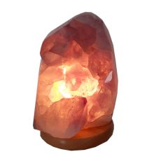 Amethyst Lampe XL | Rohstein große Edelsteinlampe aus Brasilien| Amethyst-Kristall Stein Leuchte komplett mit Elektrik kaufen | Naturstein-Lampe lila |Deko-Lampe Amethyst | N714