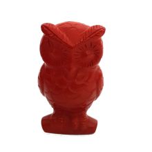 Eule aus rotem Jaspis Edelstein, Tier Figur Eule der Weisheit, ca.5 cm, Jaspis rot Eule kaufen