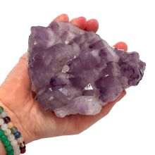 Amethyst Stein, Amethyst Mineral, Amethyst Kristall Naturstein Drusenstück, echter Edelstein N773