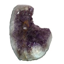 Amethyst Drusenstück, Echter polierter Amethyst Kristall, Amethyst Rohstein | Heilstein und Dekoration, N220