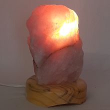 Rosenquarz Lampe, echte Edelstein Leuchte, rosa Kristall Stein Beleuchtung, Stein Lampe Sonderpreis Angebot