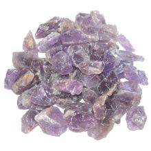 Amethyst Rohstein Chips, Dekorationssteine für Zimmerbrunnen,  Natur belassene Edelsteine, violetter Quarz