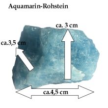 Aquamarin Edelstein Rohstein, Geschenk, Sammler, Heilstein, schöner blauer Aquamarin, N83