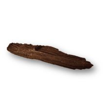 Versteinertes Holz Dekoration liegend, Zwenkauer Holz Versteinerung, N604