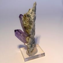 Amethyst Kristall Spitzen Natur belassen, Amethyst Veracruz Mexiko,  N24