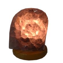 Amethyst Stein-Lampe, Naturstein Edelsteinlampe, Amethyst-Kristall Leuchte poliert, Amethyst violett Deko-Lampe, auch mit LED Leuchtmittel zu verwenden | N235