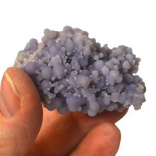 Traubenachat Mineral, Kugel-Chalzedon Einzelstück, Amethyst Edelstein Mineral N76