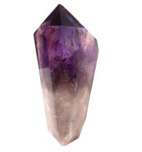 Amethyst Standspitze, Edelstein Spitze poliert, Therapiestein, Dekoration, Kristallspitze, N428