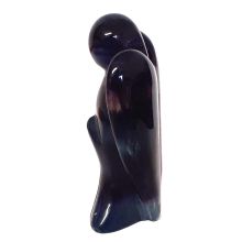Fluorit Edelstein Engel, Schutzengel, schöner Regenbogen-Fluoritengel, Steinengel zur Dekoration, ca.7cm