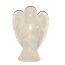 Bergkristall Engel Figur, Edelsteinengel stehend, Ihr persönlicher Schutzengel, Geschenk oder zur Dekoration, ca. 15 cm
