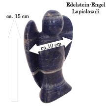 Lapislazuli Engel Figur XXL, Edelsteinengel-Lapis, dein persönlicher Schutzengel, besonderes Geschenk, Dekoration, ca. 15 cm