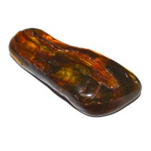 Bernstein Trommelstein echt, großer Stein Handschmeichler, uriger Ostsee Amber, N37