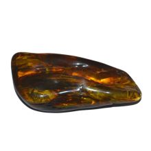 Bernstein Trommelstein echt, großer Stein Handschmeichler, uriger Ostsee Amber, N37