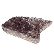 Amethyst-Edelstein Drusenstück aus der Türkei, flach liegender Amethyst,  zur Dekoration, für Sammler | N235