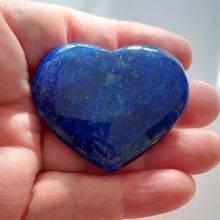 Edelsteinherz Lapislazuli, Handschmeichler Herz, der Lapis-Stein als Glücksbringer oder Geschenk, hübsches Geschenk, N46