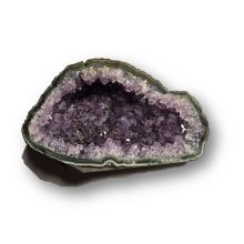 Amethyst Edelstein Geode, urige offene Druse, schöne kristall- Amethystspitzen, Edelstein N335
