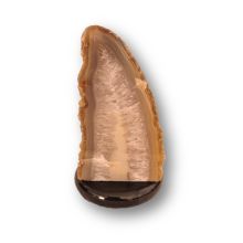 Achat Edelstein Lampe, Schöne Lampen Front poliert, Echte Naturstein Leuchte aus Achatstein, N233