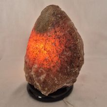 Achat Edelstein Lampe, Schöne Lampen Front poliert, Echte Naturstein Leuchte aus Achatstein, N233