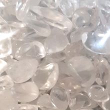 Bergkristall-Mini-Trommelsteine, Ladesteine, Dekoration, Packung mit 250g, Edelsteine poliert